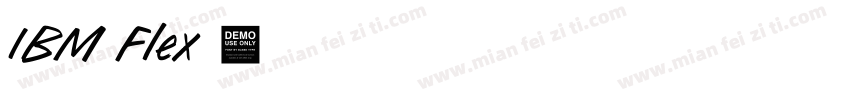 IBM Flex字字体转换
